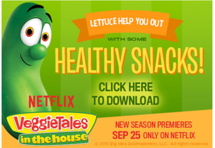 veggietales healthy snacks