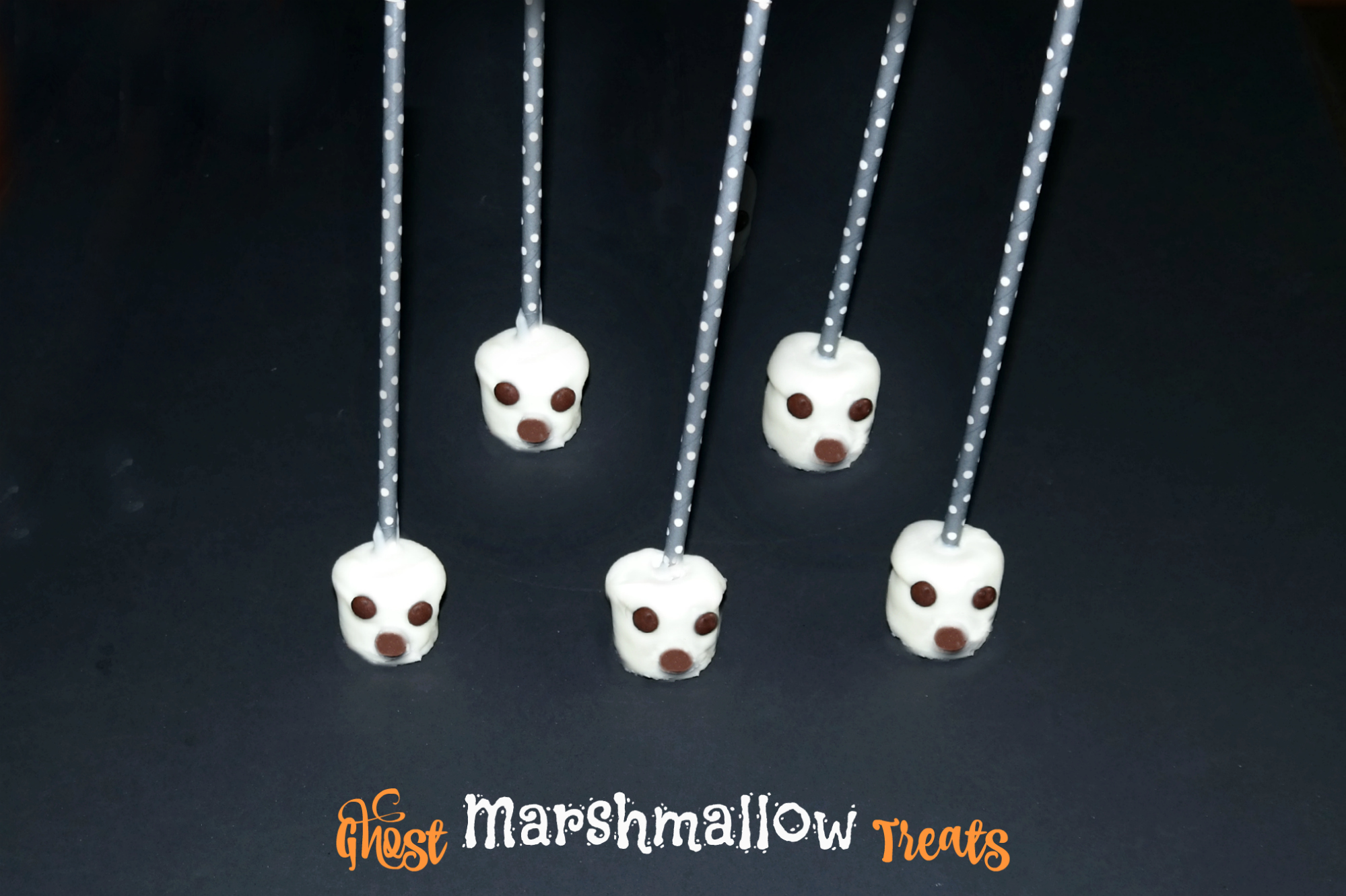 ghost marshmallow halloween treats