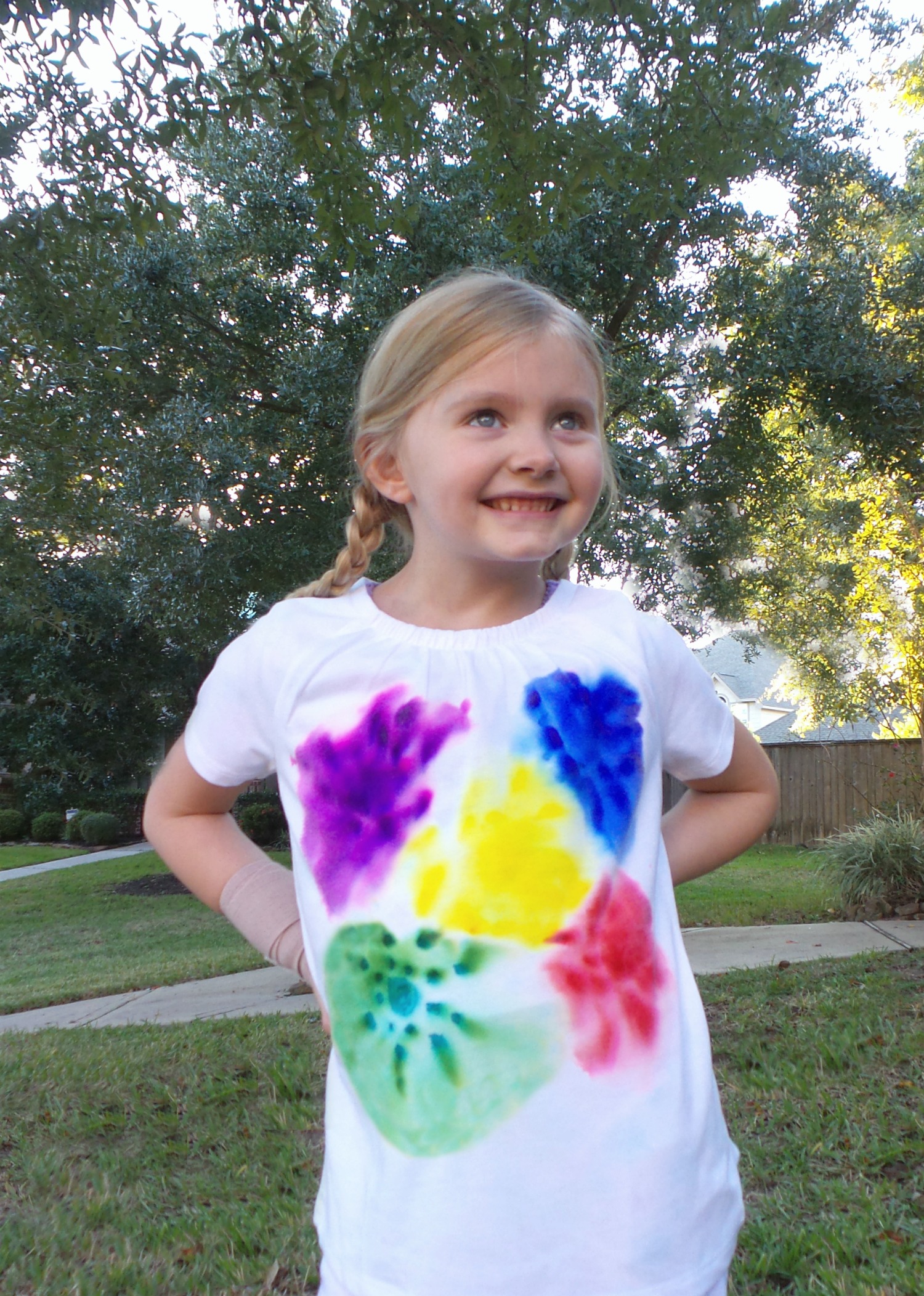 DIY Inside Out Tie Dye Shirt - Family Fun Journal