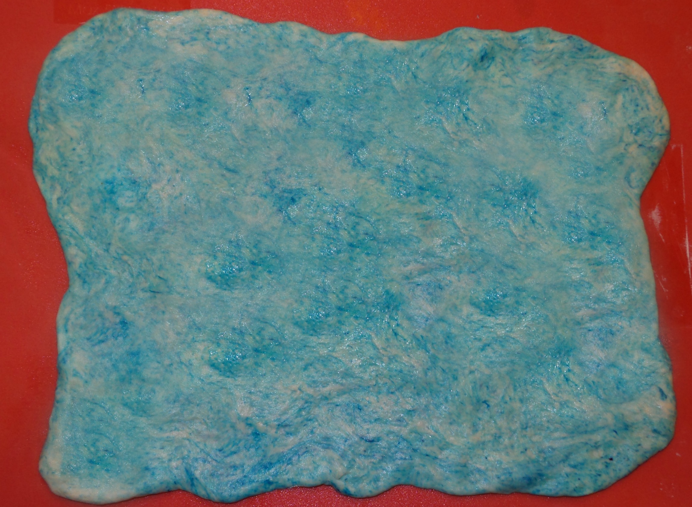 blue dough flat