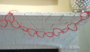 easy heart garland