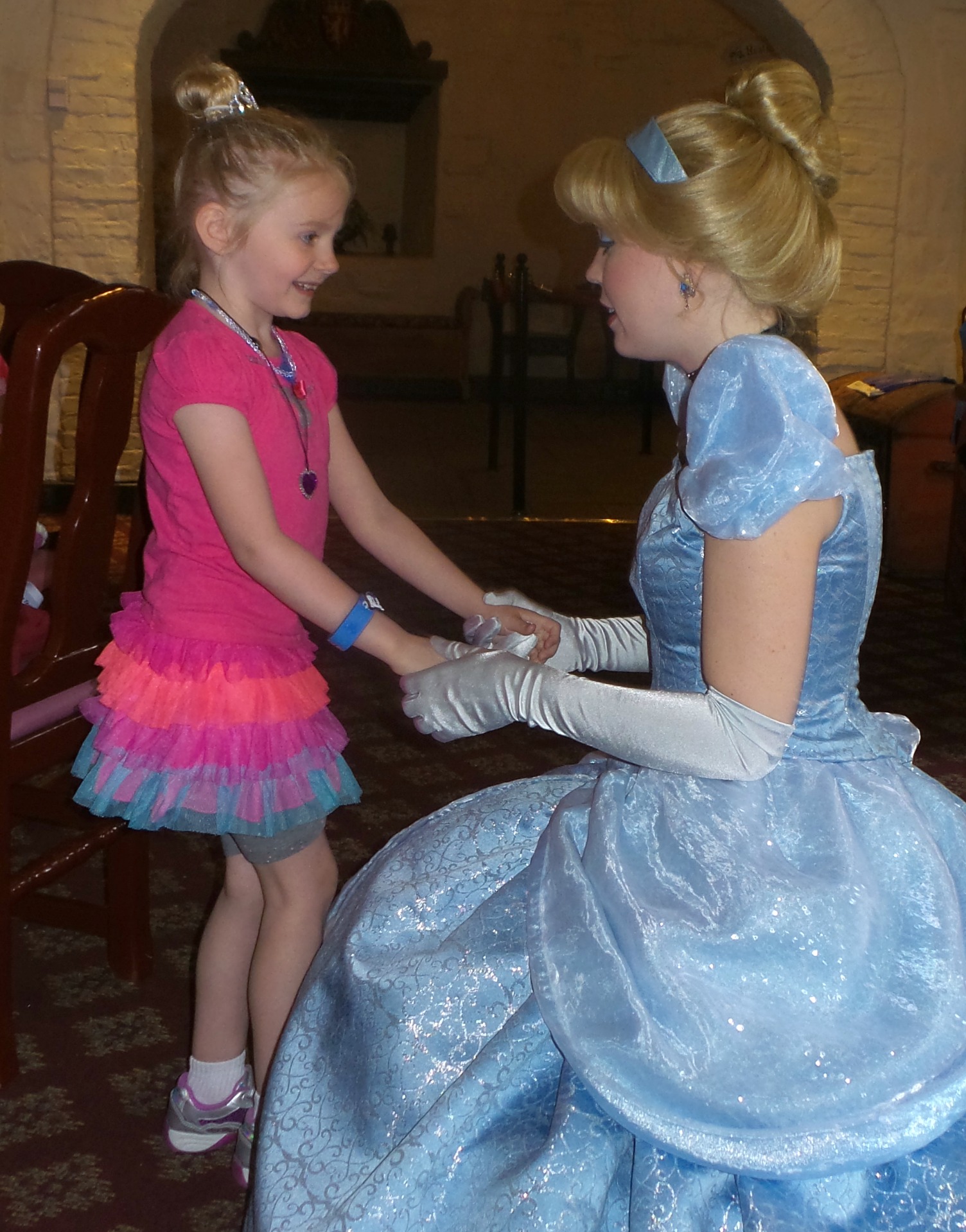 Disney Princess Lunch at Akershus Royal Hall.