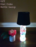 diet coke bottle lamp