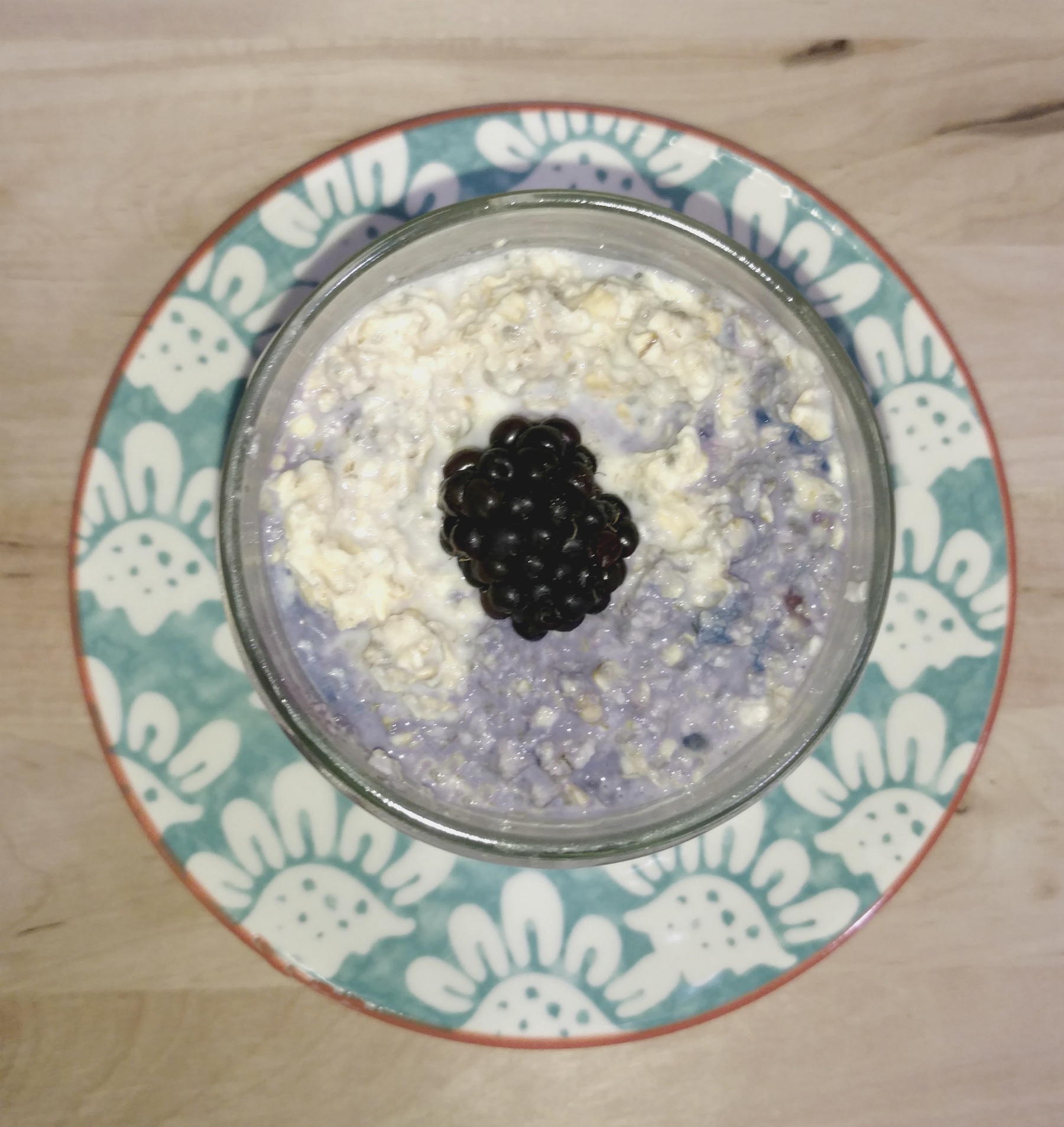 blackberry overnight oatmeal