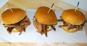 pulled pork barbecue sliders