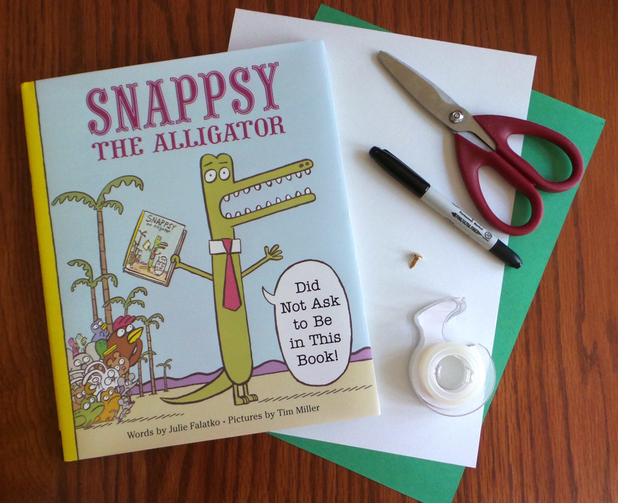 snappsy the alligator craft supplies