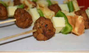 meatball skewer