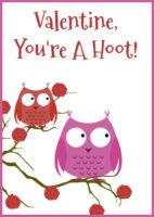 Owl Valentine’s Day Card Printable For Kids