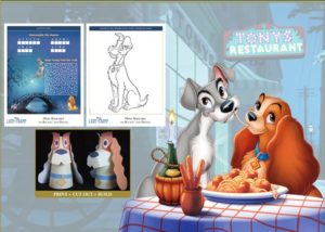 lady and the tramp printables