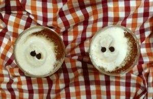 halloween apple cider floats