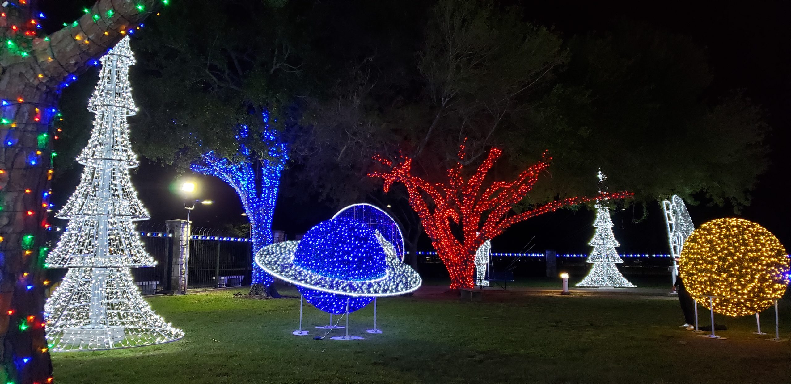 space center houston galaxy lights 2019