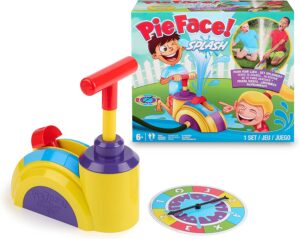 pie face water game